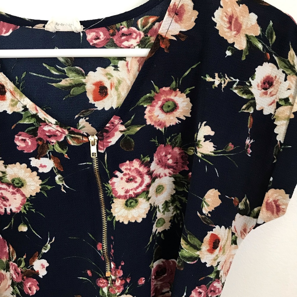 Tovia Blue Floral Dress